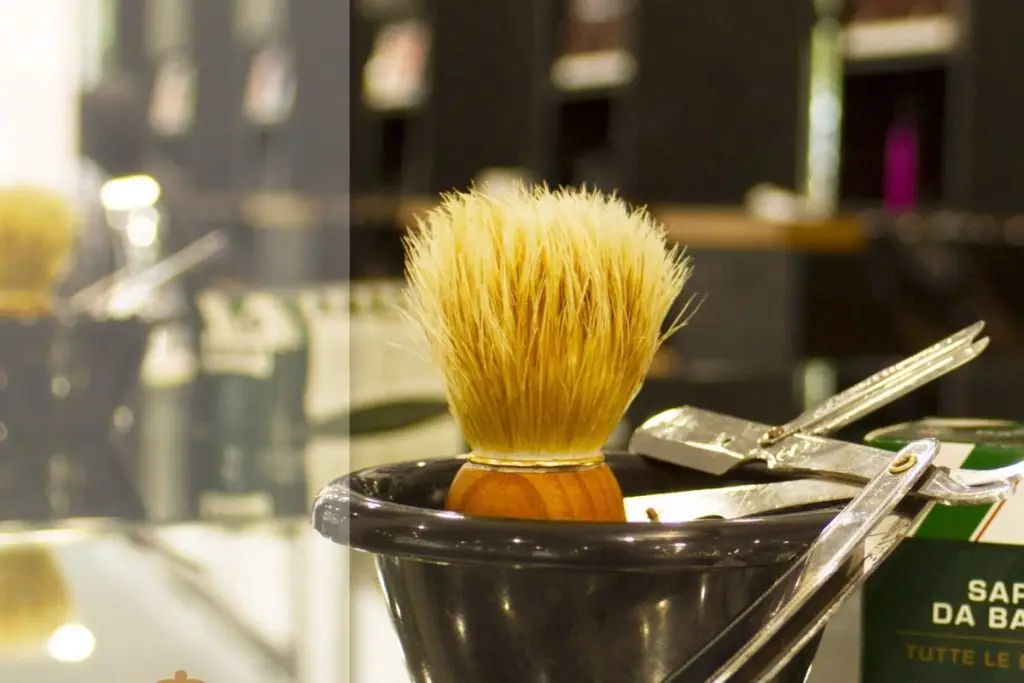 A barber delivering a precise men’s haircut at Tamadon Barbers in Dandenong.